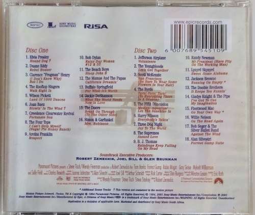 Forest Gump The Soundtrack 2cd (Special collectors` edition)