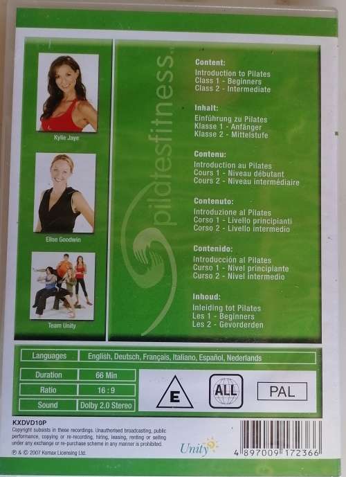 Pilates fitness dvd
