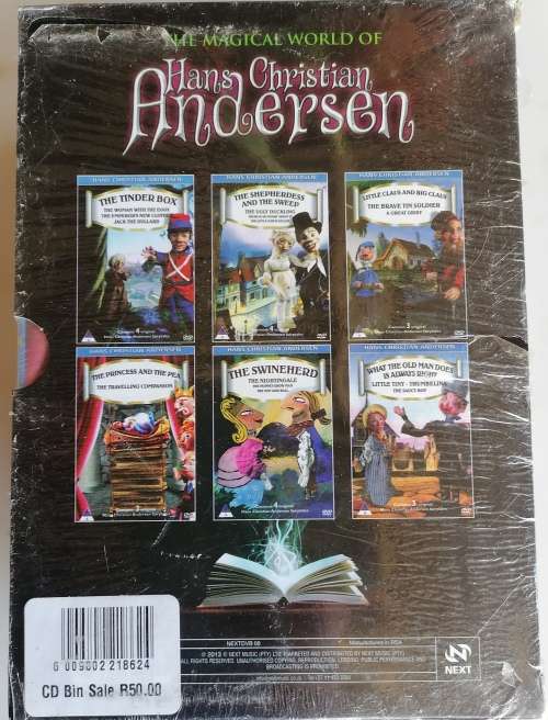 Hans Christian Andersen 6 dvd set *sealed*