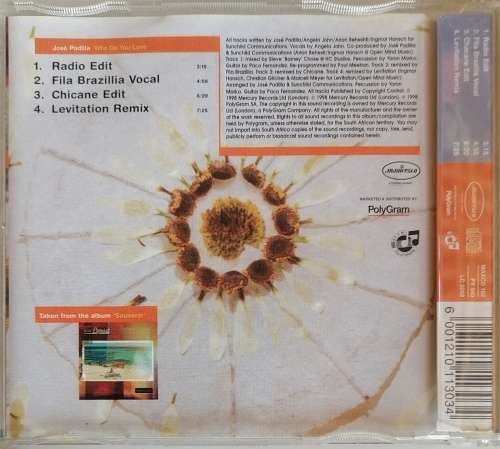 Jose Padilla featuring Angela John - Who do you love cd