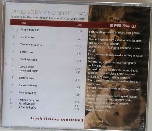 Mind, body and spirit two (cd)