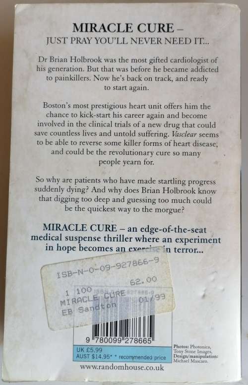 Miracle cure by Michael Palmer