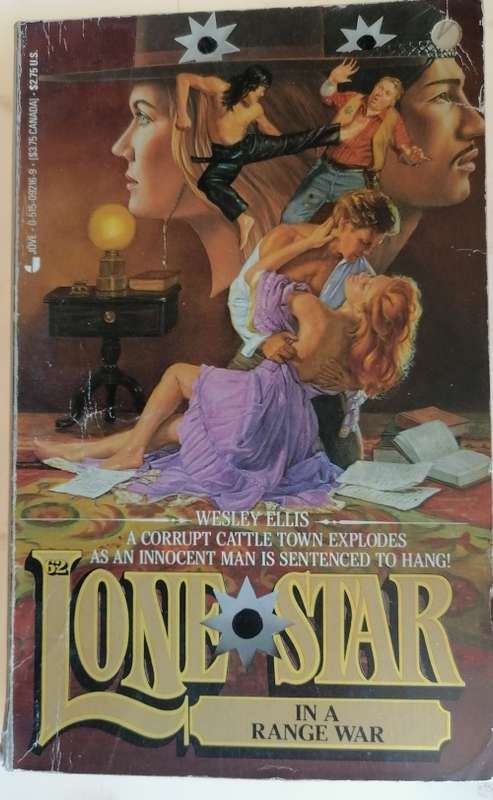 In a range war by Wesley Ellis (Lone Star no 62)