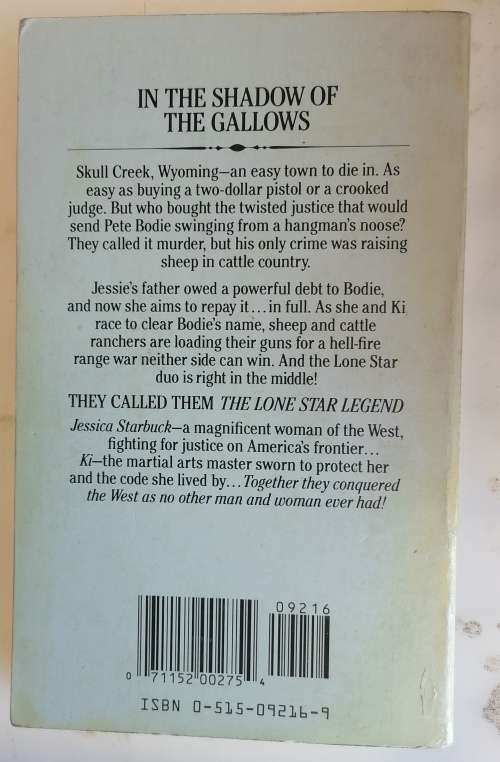 In a range war by Wesley Ellis (Lone Star no 62)