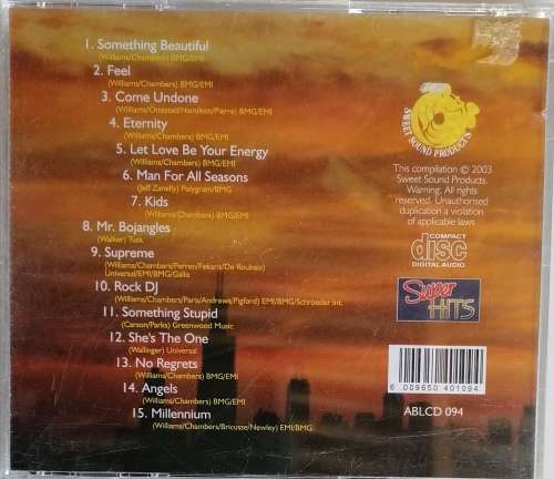 Best of Robbie Williams, complete tribute cd