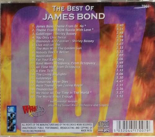 The best of James Bond cd