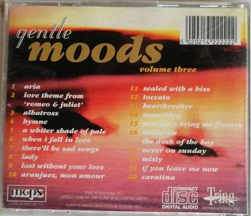 Gentle moods volume three (cd)