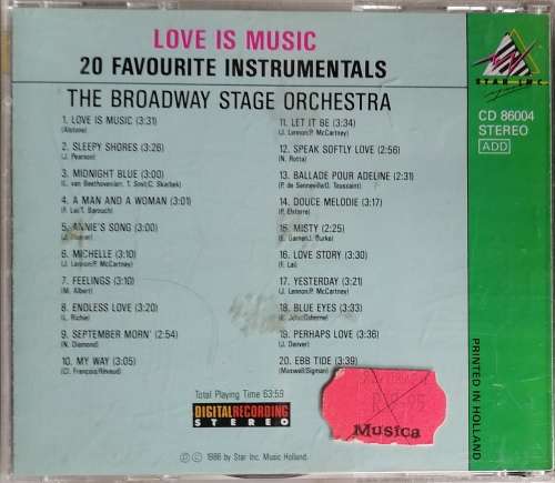Love is music cd