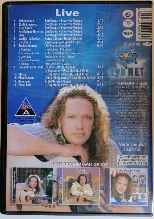Dozi Live dvd