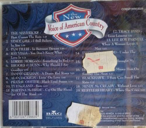 The new voice of American Country cd