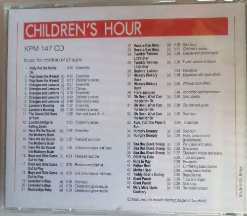 Childrens hour cd