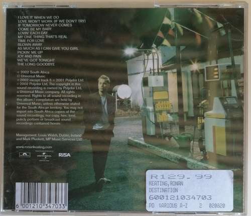 Ronan Keating Destination cd