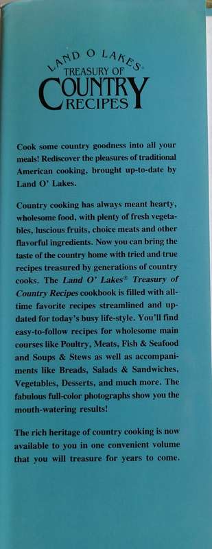 Land O Lakes Treasury of country recipes