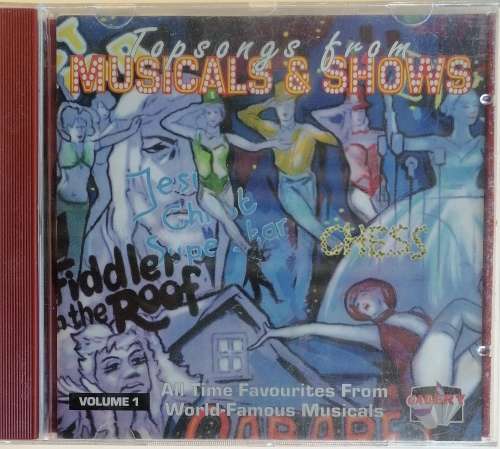 Topsongs from musicals and shows cd