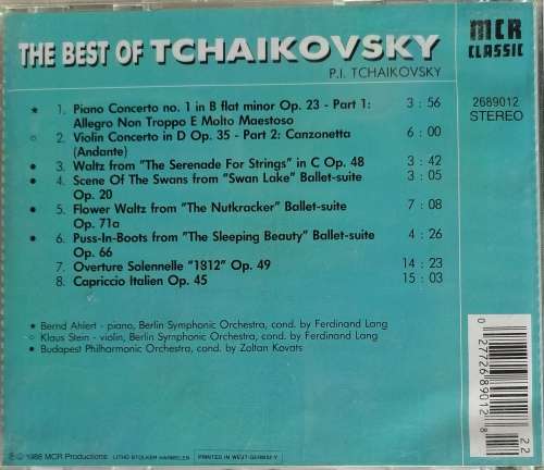 The best of Tchaikovsky cd