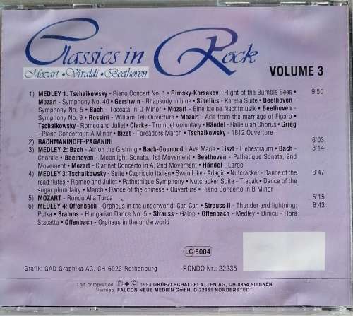Classics in rock cd