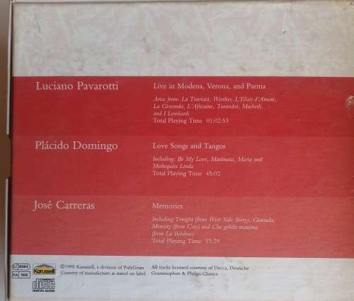 Three Tenors 3cd box set