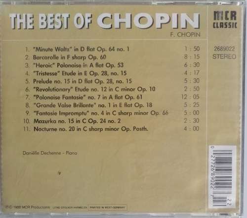 The best of Chopin cd
