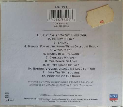 Richard Clayderman - A little night music cd