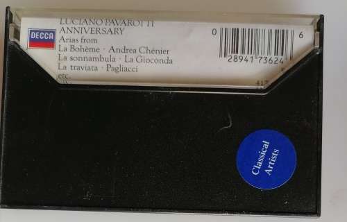 Pavarotti - Anniversary tape