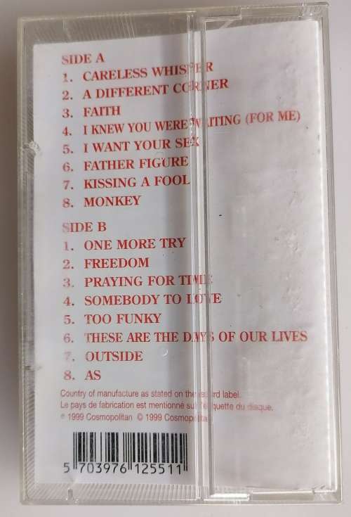 A tribute to the greatest hits of George Michael tape