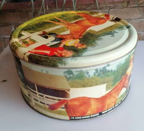Vintage Premier Biscuit tin