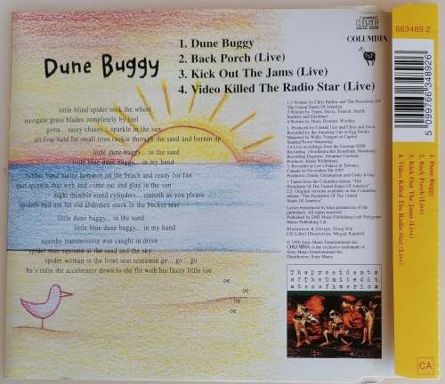 The Presidents of the United States of America - Dune Buggy cd