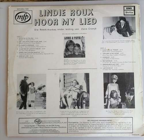 Lindie Roux - Hoor my lied Lp