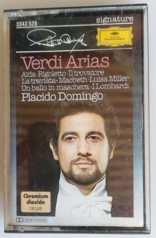 Verdi Arias Placido Domingo tape