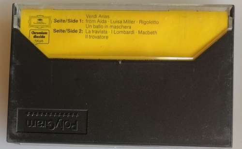 Verdi Arias Placido Domingo tape
