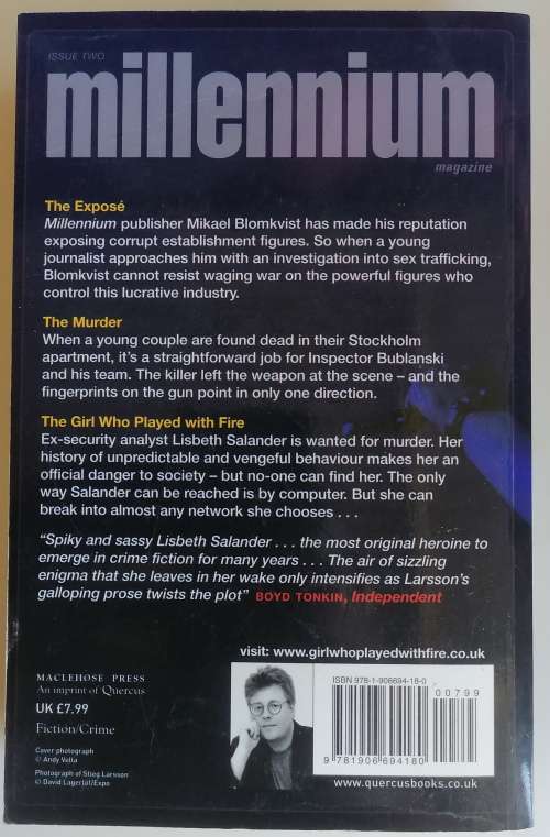 The girl who played with fire by Stieg Larsson