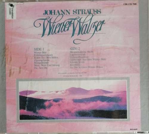Johann Strauss Wiener Walzer cd