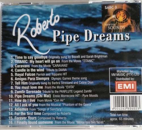 Roberto - Pipe Dreams cd *signed*