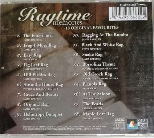 Ragtime memories cd