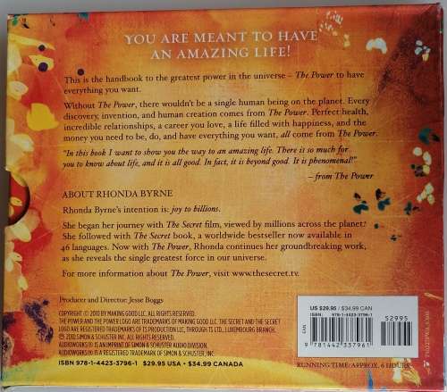 The Secret the power by Rhonda Byrne - Audiobook on 5cds