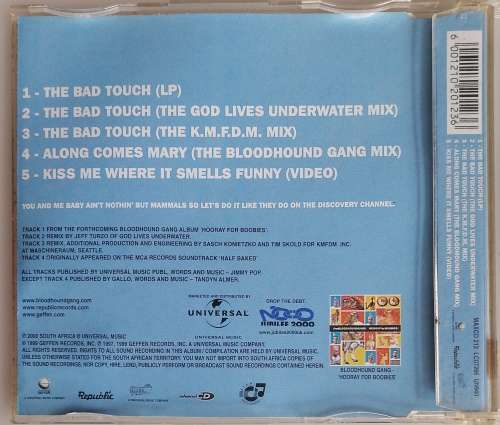 Bloodhound Gang - The bad touch cd