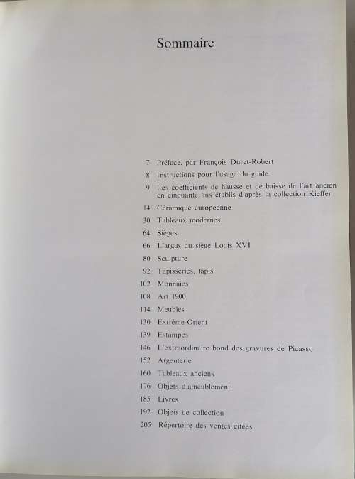 Guide 1970 Connaissance des arts