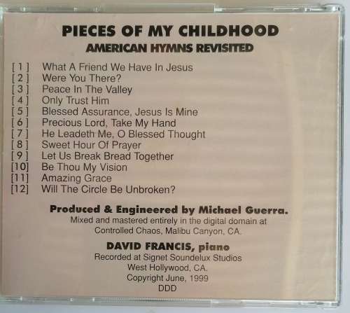 David Francis - American hymns revisited cd