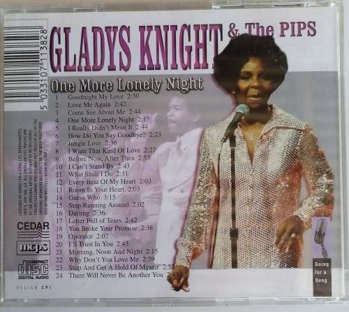 Gladys Knight and The Pips - One more lonely night cd