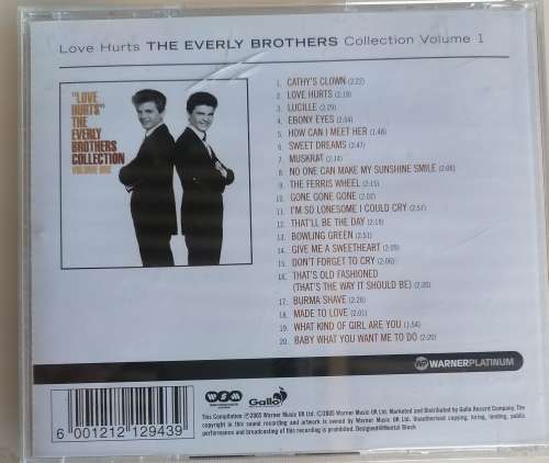 The Everly Brothers Collection - Love hurts cd
