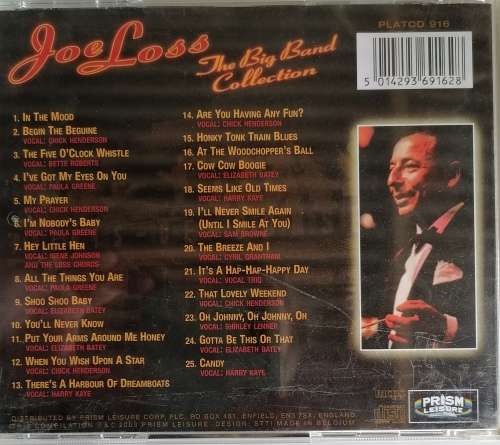 Joe Loss - The big band collection cd