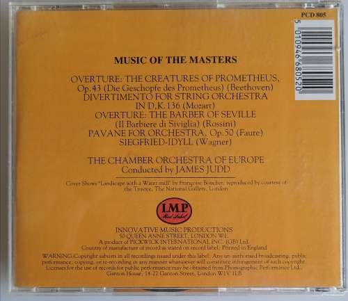 Music of the masters cd