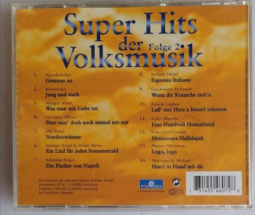 Super Hits der Volksmusik cd