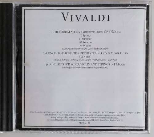 Vivaldi cd