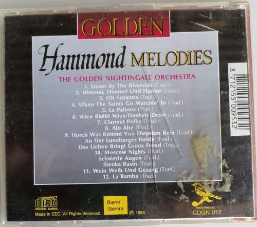 Golden Hammond melodies cd