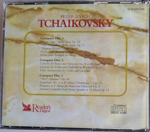 Favourites from the classics: Tchaikovsky 3cd