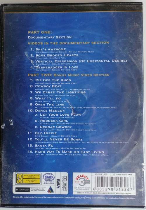 Bellamy  Brothers - The 25 year collection dvd
