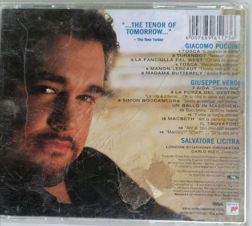 Salvatore Licitra - The debut cd