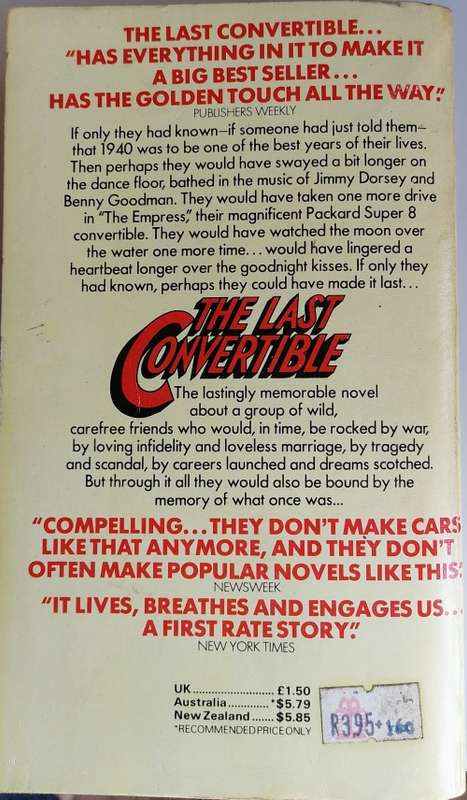 The last convertible by Anton Myrer