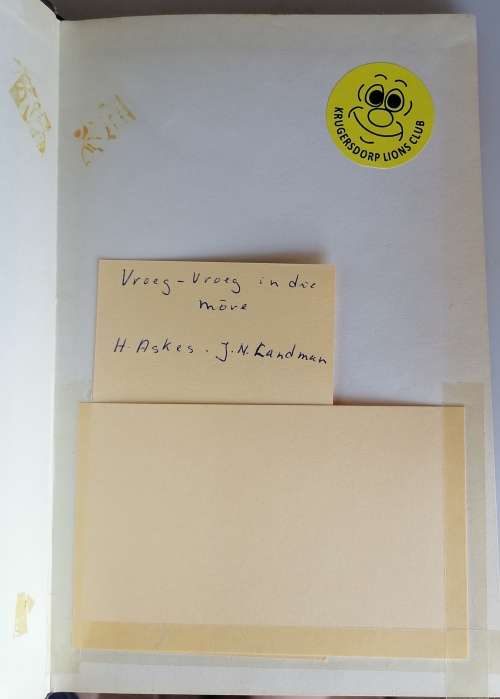 Vroeg-vroeg in die more deur H Askes en JN Landman